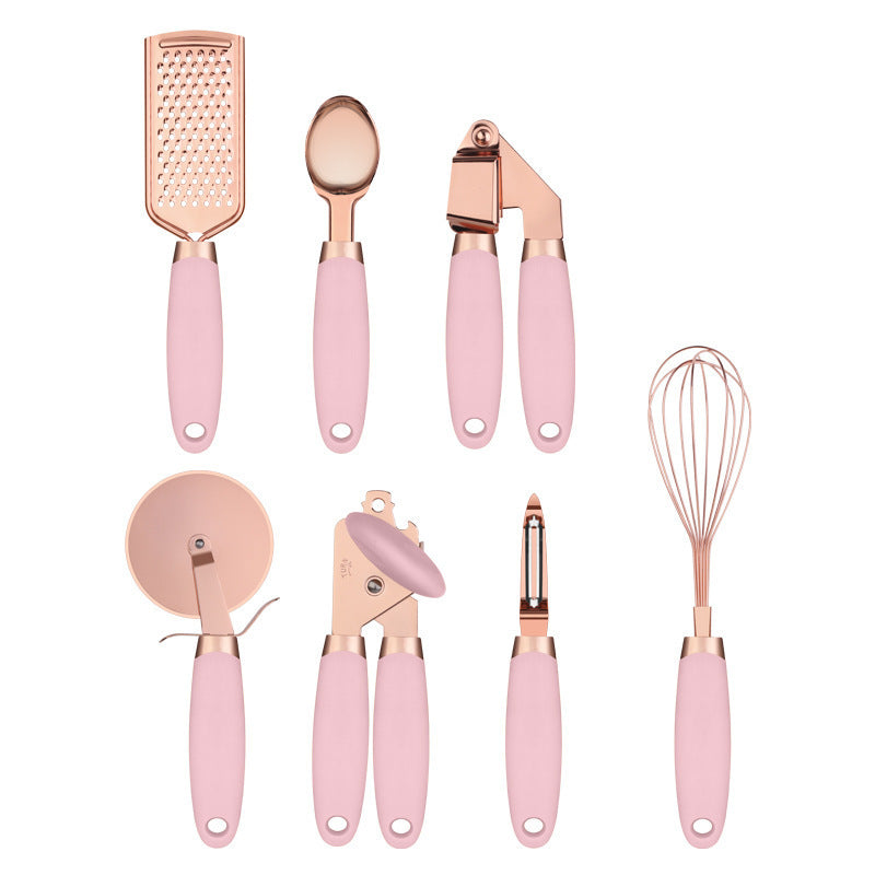 Kitchen Tool Set Copper Plated Household Peeler Gadget Set