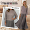 Women's Long Sleeve Jumper Dress With Pleated Bottom Solid Color