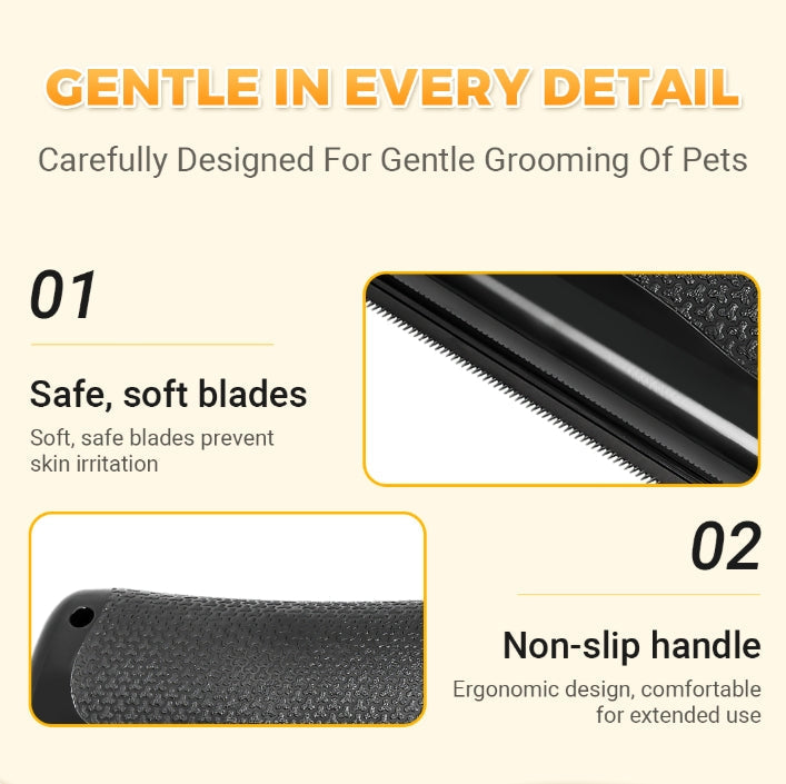 Pet Hair Detangling Comb Grooming Brush For Smooth Coat Care