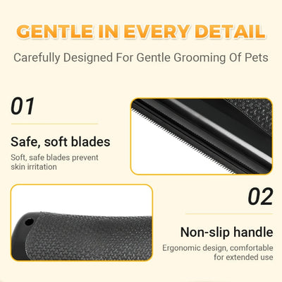 Pet Hair Detangling Comb Grooming Brush For Smooth Coat Care