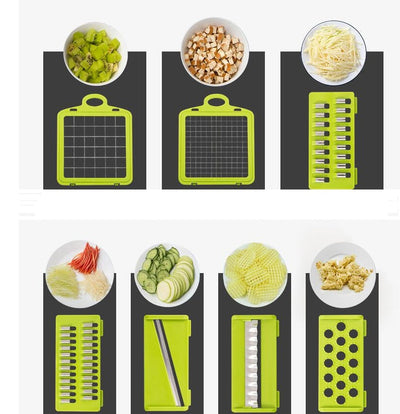 Multifunctional Vegetable Cutter For Kitchen Slicing And Dicing Fruits