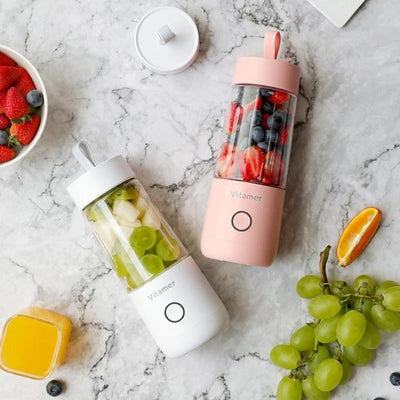 350ml Portable Blender USB Rechargeable Smoothie Mixer Juice Bottle