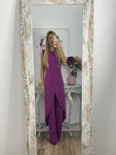 7 Colors Jersey Mature Women Suit Elegant Comfortable Design