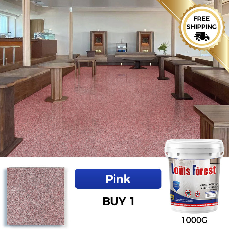 Epoxy Floor Coating With Glossy Marble Finish For Durable Protection