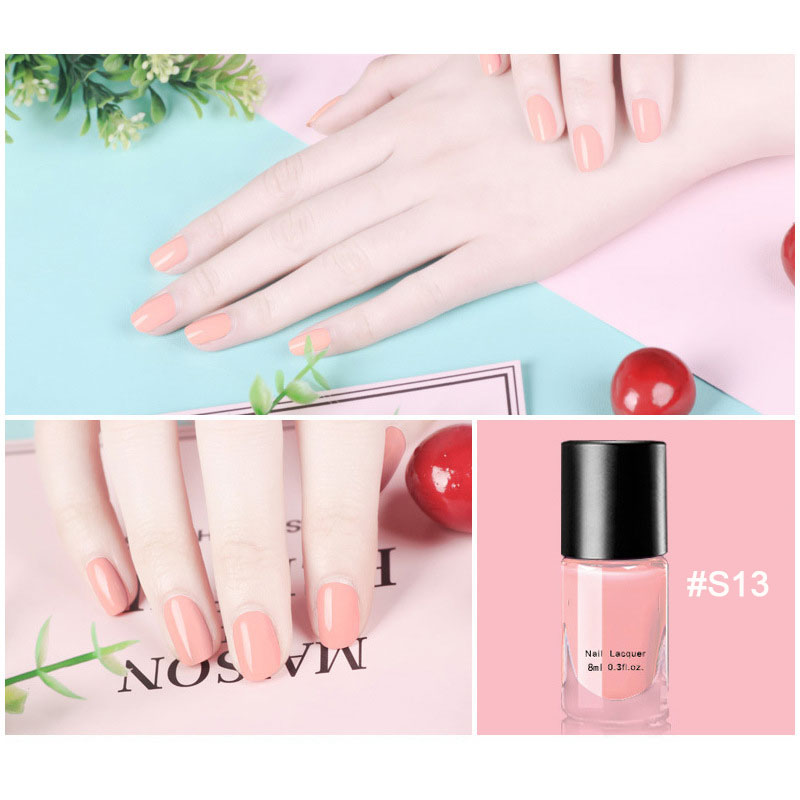 Removable Nail Polish Quick Dry Long Lasting Baking Free Formula