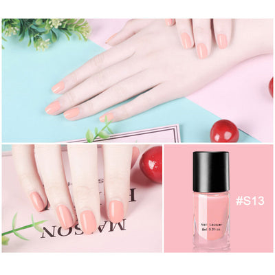 Removable Nail Polish Quick Dry Long Lasting Baking Free Formula