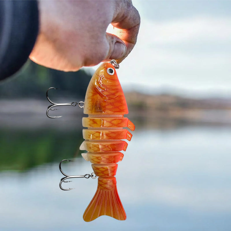 Lifelike Multi-Jointed Sinking Fishing Lure For Realistic Action