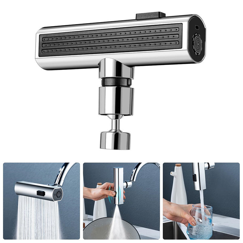 Kitchen Faucet Waterfall Outlet Rotating Splash Proof Nozzle Extension