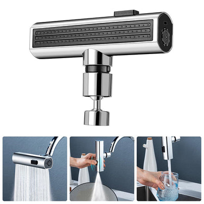 Kitchen Faucet Waterfall Outlet Rotating Splash Proof Nozzle Extension