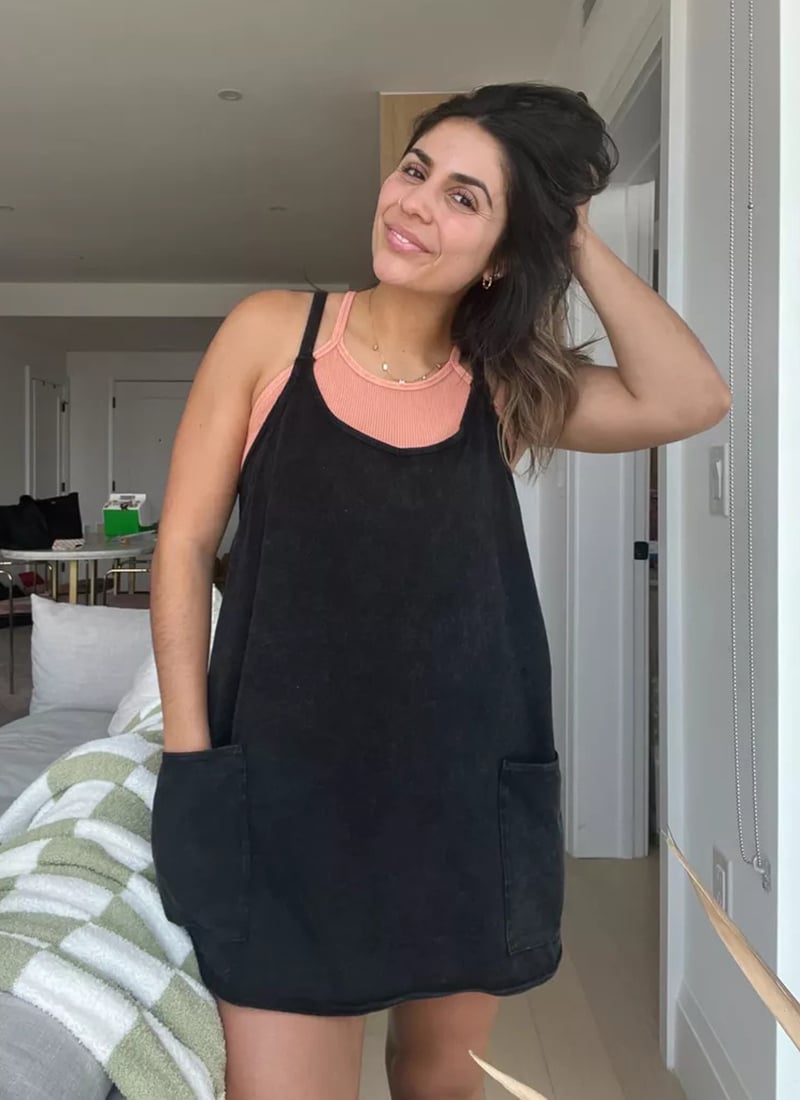 Casual Sleeveless Mini Dress With Built-In Shorts For Summer