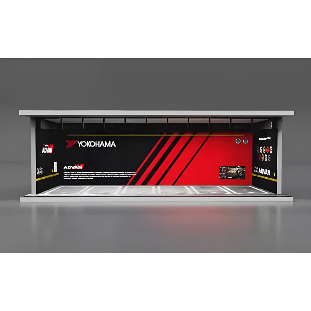 Miniature Car Garage For 1:24 1:43 And 1:64 Model Cars