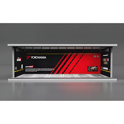 Miniature Car Garage For 1:24 1:43 And 1:64 Model Cars