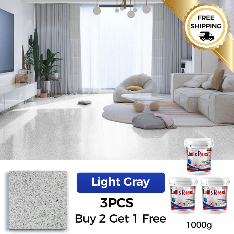 Epoxy Floor Coating With Glossy Marble Finish For Durable Protection