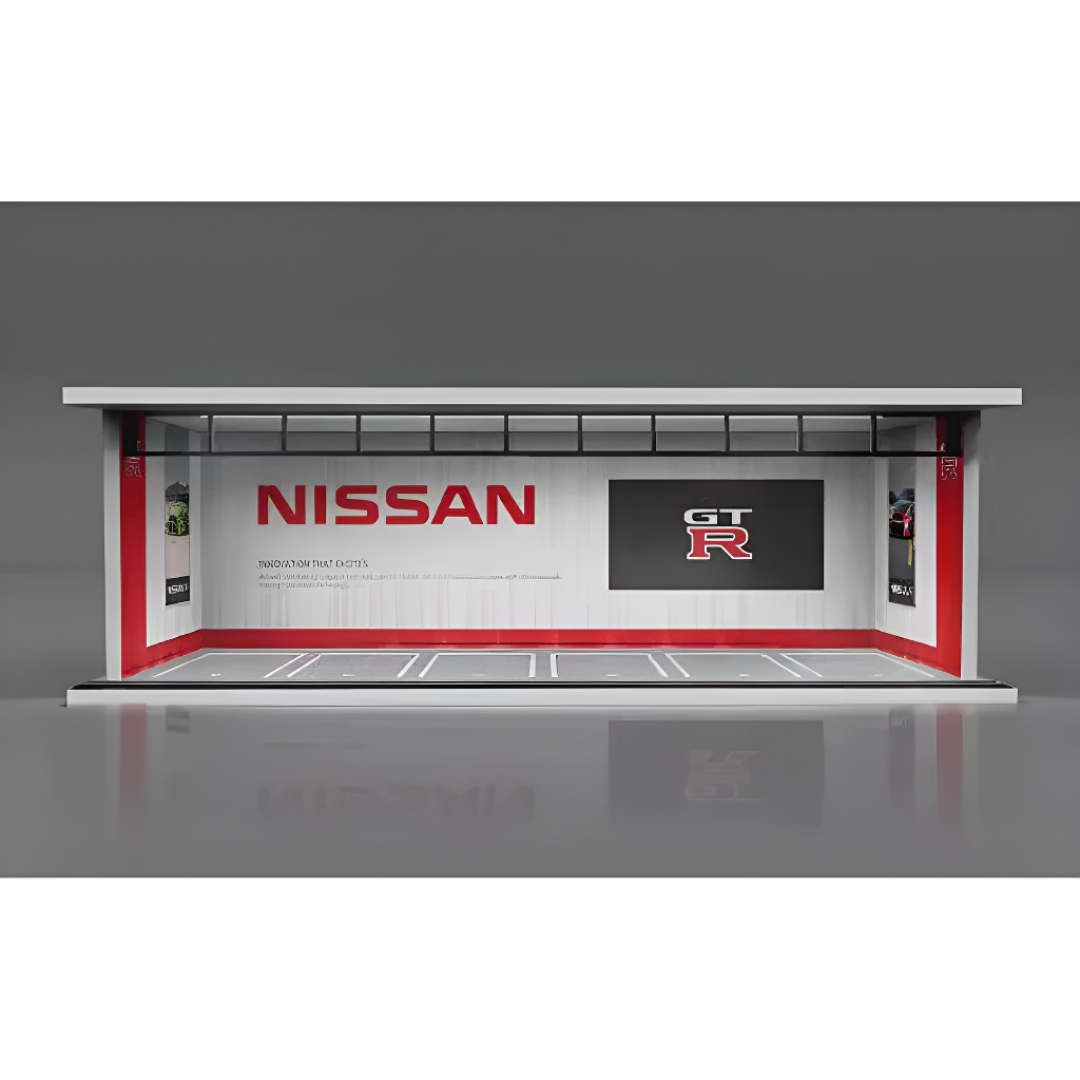 Miniature Car Garage For 1:24 1:43 And 1:64 Model Cars