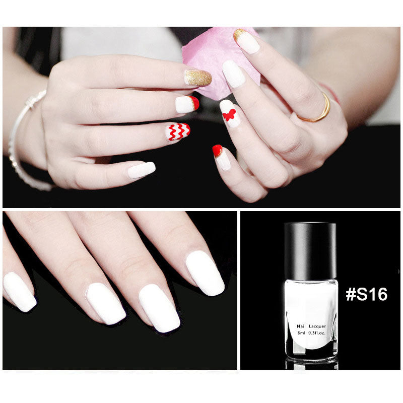 Removable Nail Polish Quick Dry Long Lasting Baking Free Formula