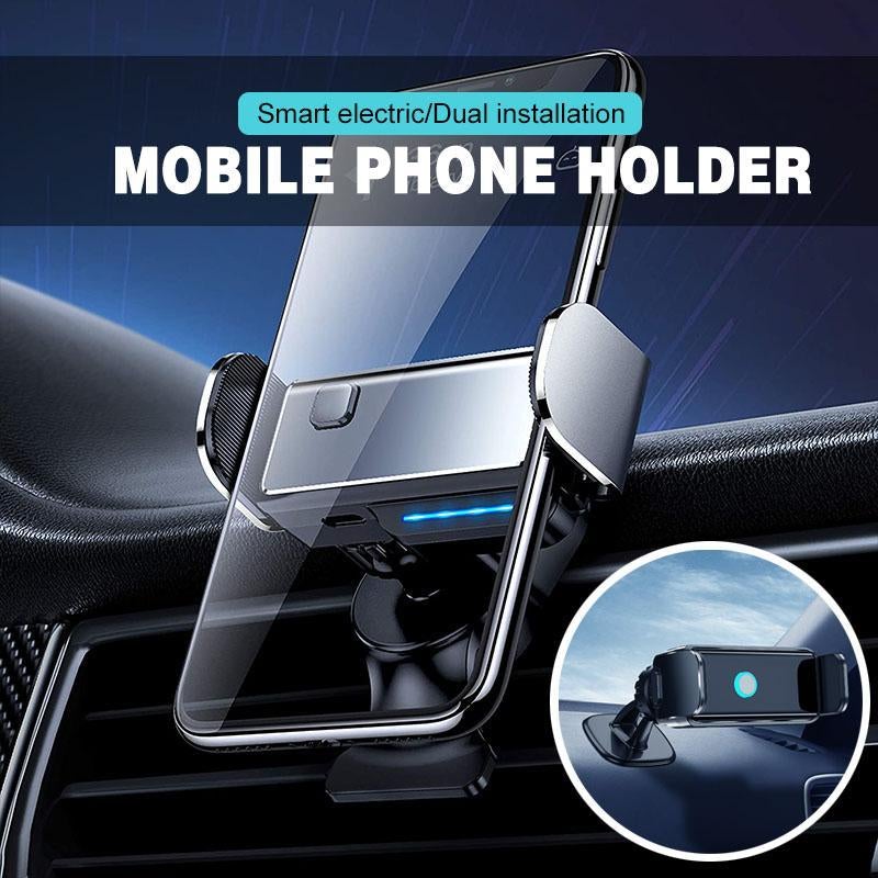 Electric Phone Holder With Induction For Mobile Devices