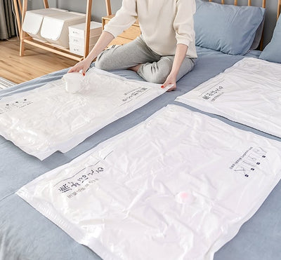 Electric Vacuum Compression Bag With Durable Pump For Storage