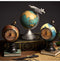 Retro Globe Clock Classic Design Decorative Table Clock