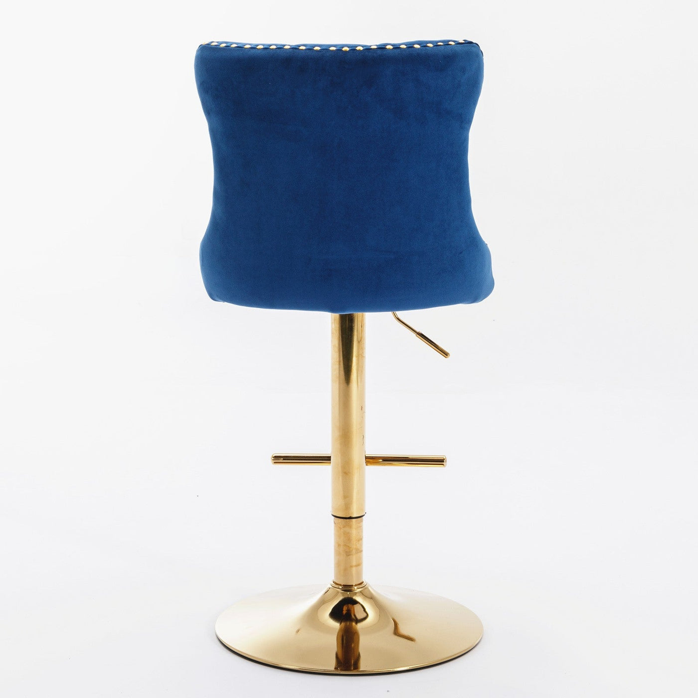 Upholstered Bar Stools With Backs Comfortable Tufted Set Of 2