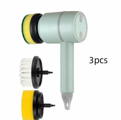 Electric Cleaning Brush Rechargeable Wireless USB For Kitchen Bathroom