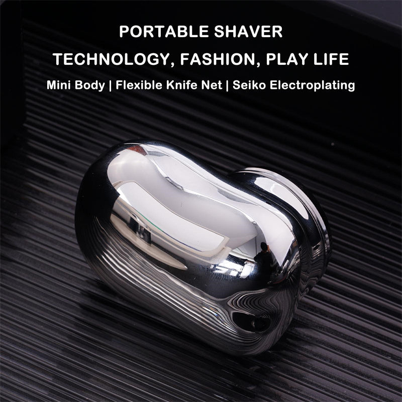 Mini USB Rechargeable Shaver Portable Electric Grooming Tool For Men