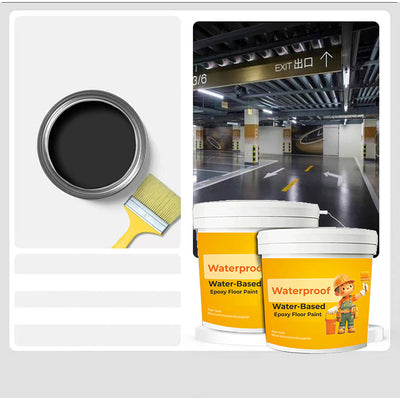 Water-Based Epoxy Floor Paint Waterproof Durable Indoor Outdoor Coating