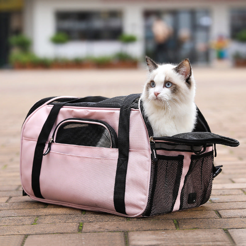 Transparent Pet Carrier Backpack For Comfortable Travel And Safety