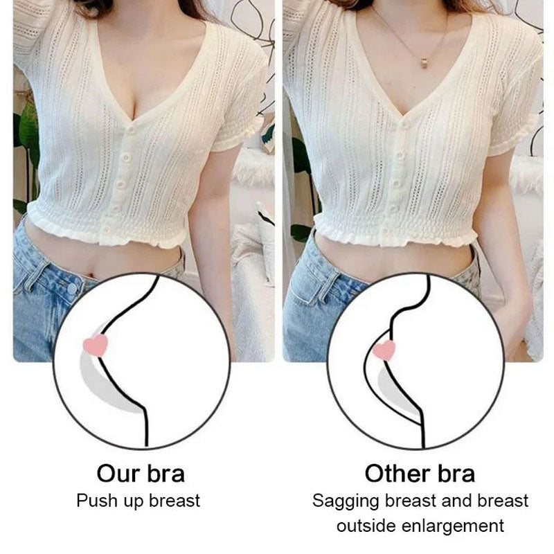 Wireless Push-up Bra Wireless Comfort No Sagging Support Bra