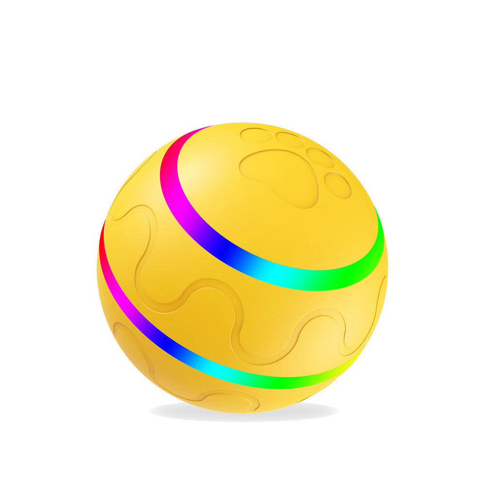 Automatic Cat Toy Ball USB Self Rotating Interactive Play Ball