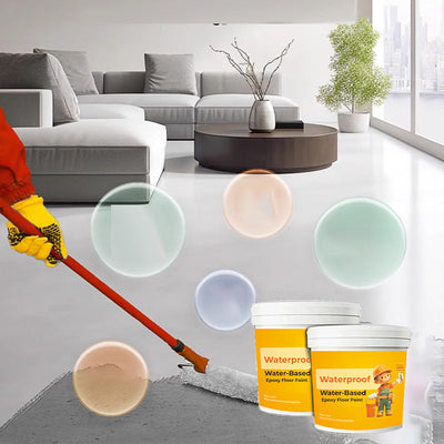 Water-Based Epoxy Floor Paint Waterproof Durable Indoor Outdoor Coating