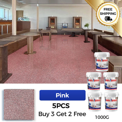 Epoxy Floor Coating With Glossy Marble Finish For Durable Protection