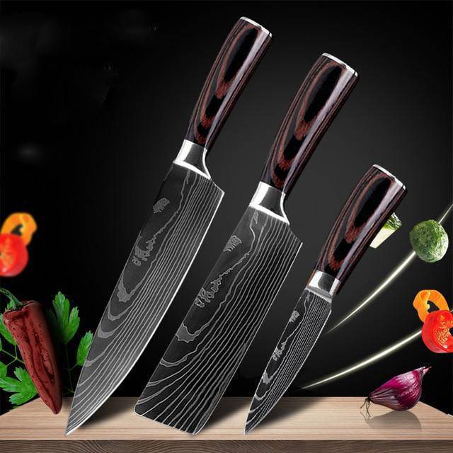 Carpenters Special Kitchen Knife Set 6 And 8 Piece Cooking Tools