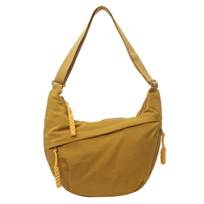 Women's Nylon Crossbody Bag Plain Color Fashion Hobo Style Tote