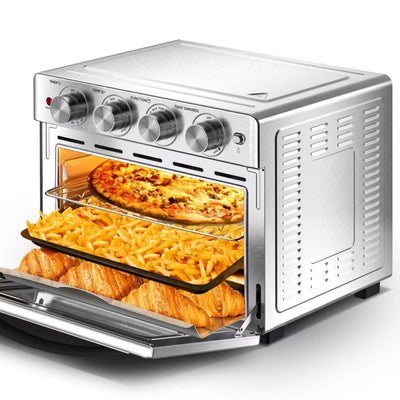 Geek Chef Air Fryer Oven 26QT 6 Slice Extra Large Stainless Steel