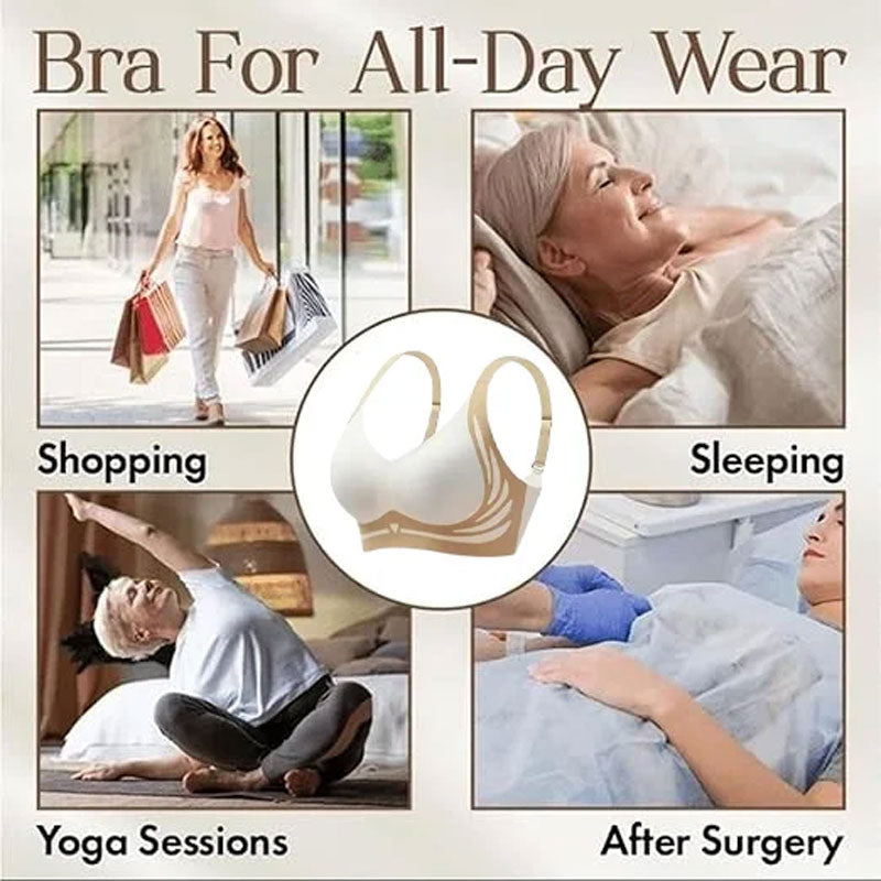 Wireless Push-up Bra Wireless Comfort No Sagging Support Bra