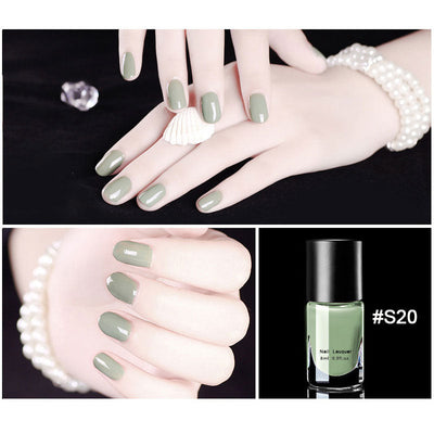 Removable Nail Polish Quick Dry Long Lasting Baking Free Formula