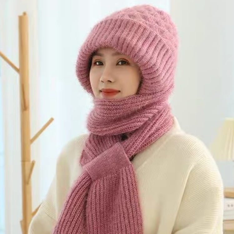 Comprehensive Ear Protection Windproof Hat Scarf For Cold Weather