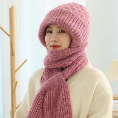 Comprehensive Ear Protection Windproof Hat Scarf For Cold Weather