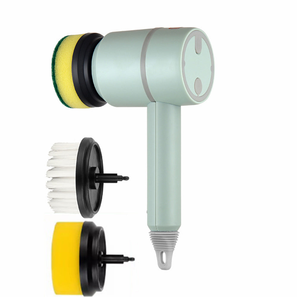 Electric Cleaning Brush Rechargeable Wireless USB For Kitchen Bathroom
