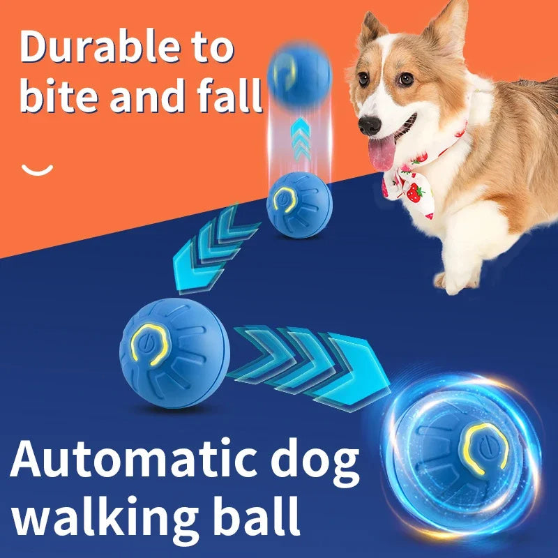 Interactive Pet Toy Ball Electronic Moving Playful Cat Dog Toy