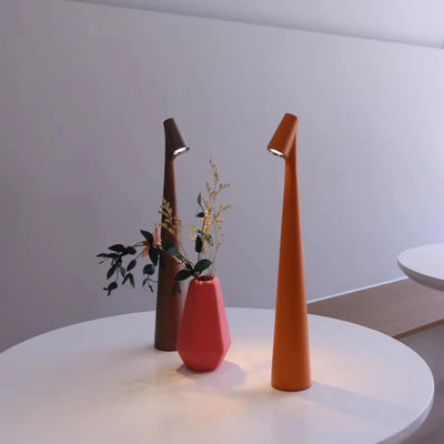 Wireless Rechargeable Table Lamp Vibia Africa Dimmable Ambient Light