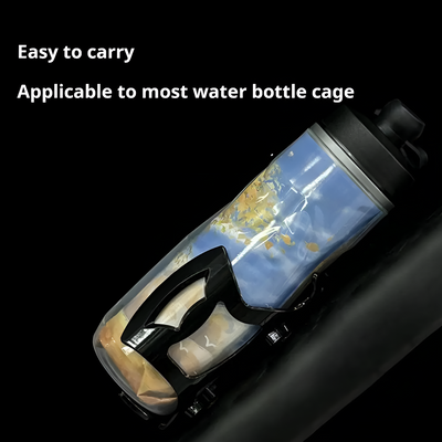 Cycling Water Bottle With Protective Dust Cap For Outdoor Use