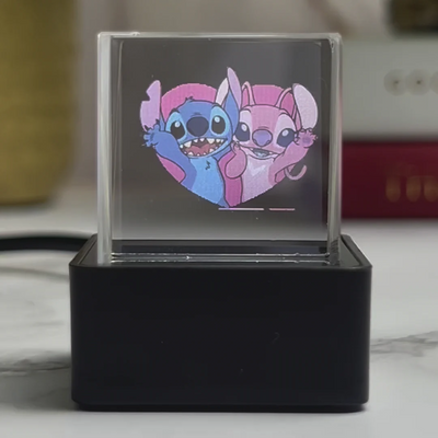 Personalized Holographic Display Cube For Custom Photo Memories