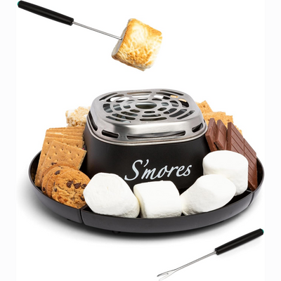 Electric S'mores Maker Tabletop Kit For Easy Indoor Roasting