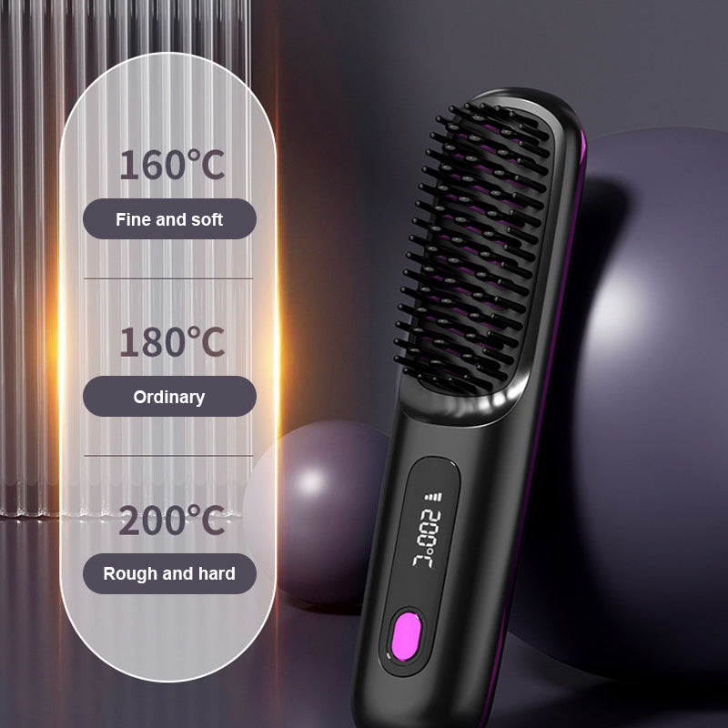 Wireless Hair Straightener Cordless Portable Fast Heating Styling Tool