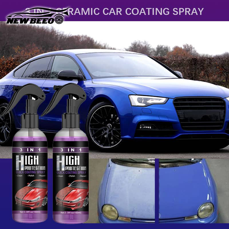 3 In 1 Car Polishing Spray Ceramic Finish And Protection