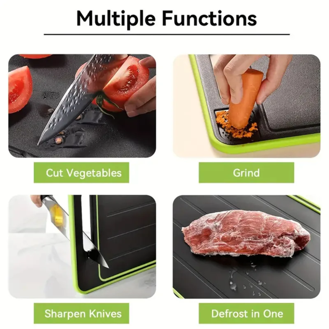 Defrosting Board Quick Thaw Kitchen Food Safe Cutting Surface