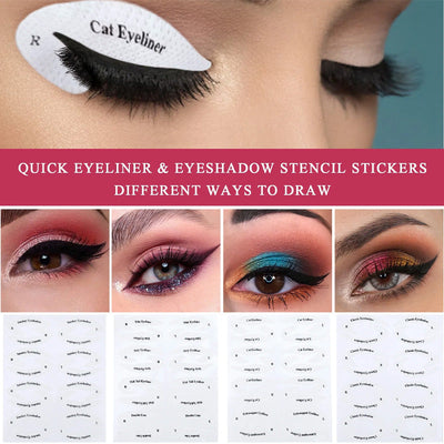 Eyeliner Makeup Template Stickers For Precise Eye Makeup Application