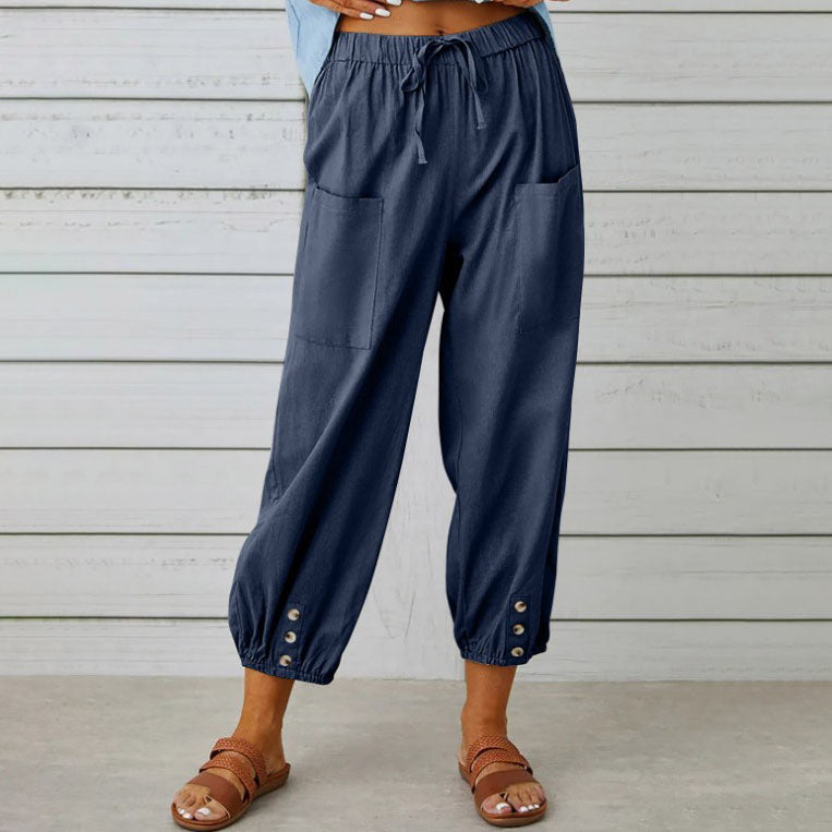 Women's Wide Leg Pants Loose Straight Comfortable Trousers