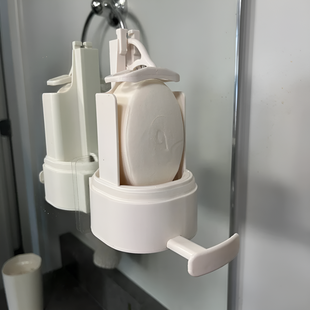 Wall-Mounted Soap Dispenser For Convenient Bar Soap Storage